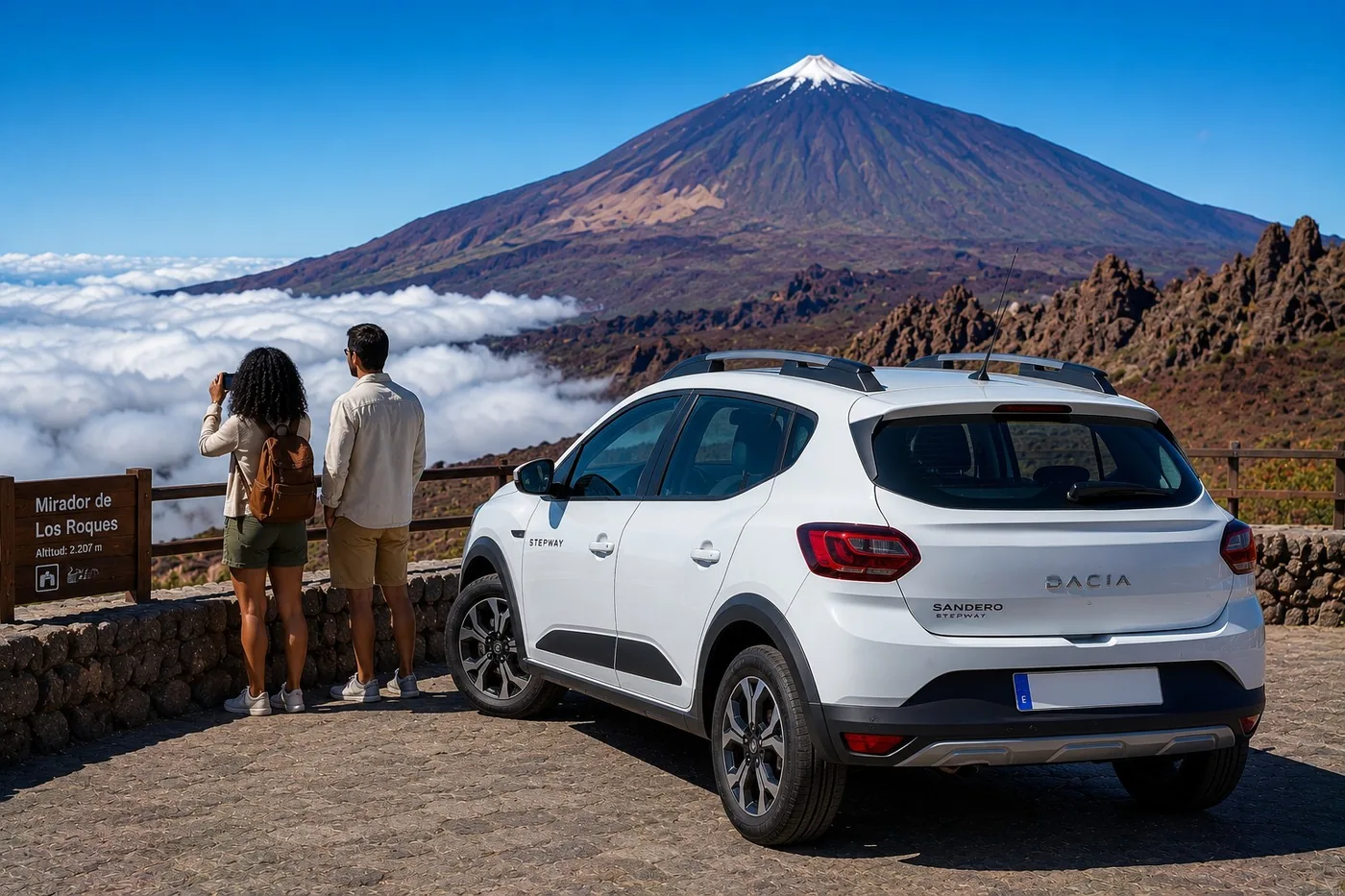 Dacia Sandero Stepway car hire Tenerife