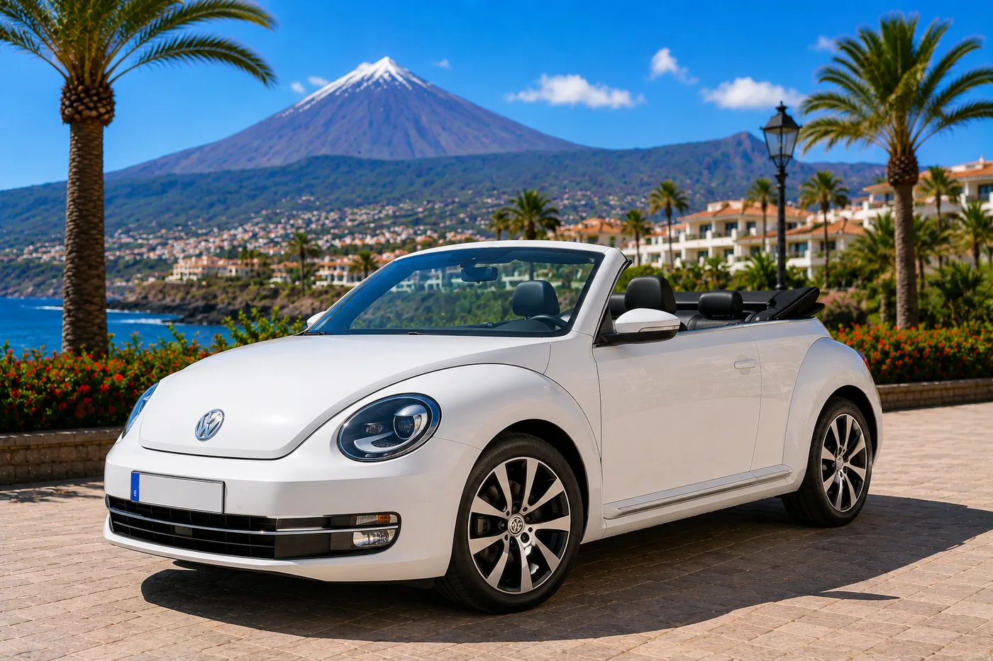 VW Beetle Cabrio car hire Tenerife