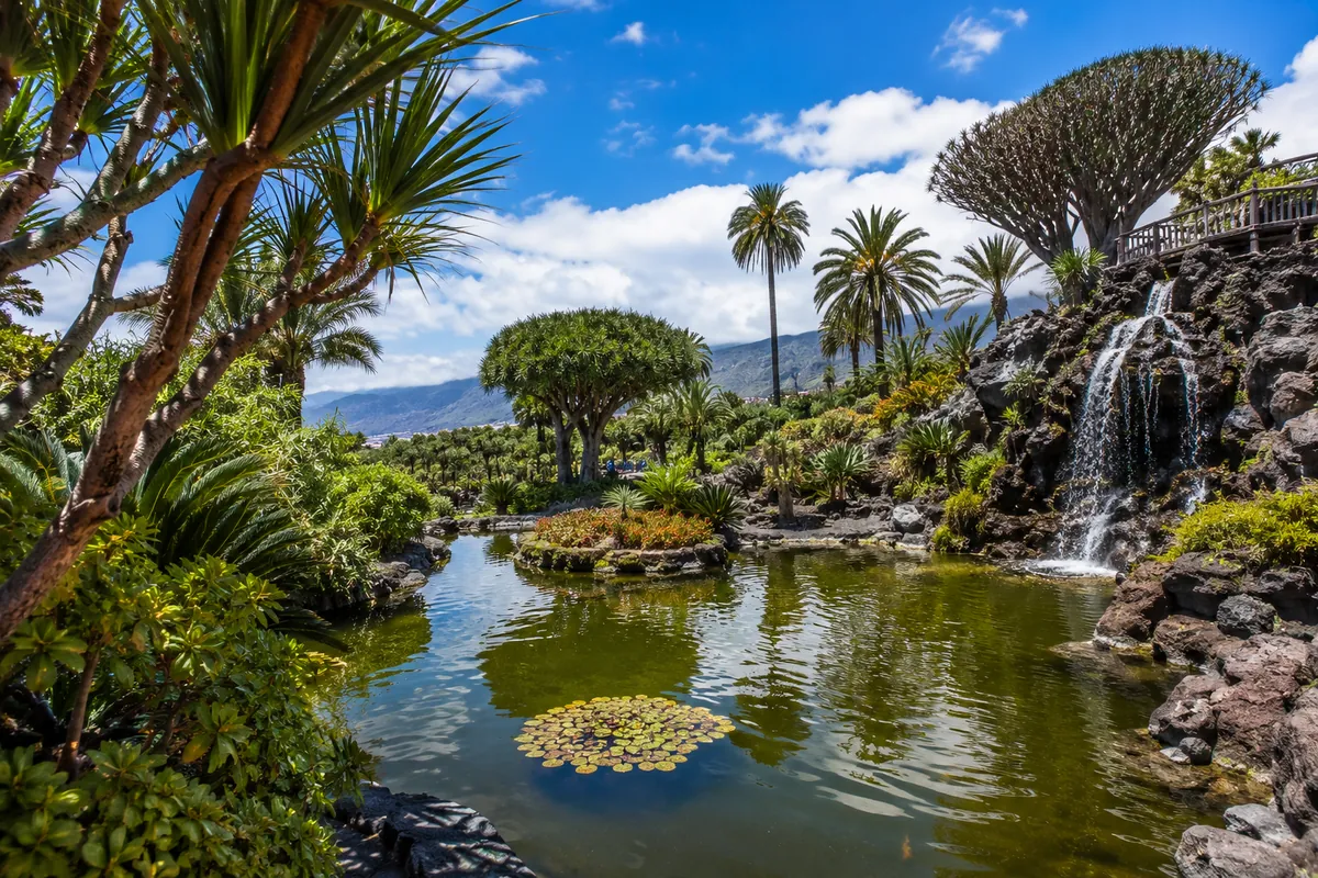 The Botanical Garden in Puerto de la Cruz