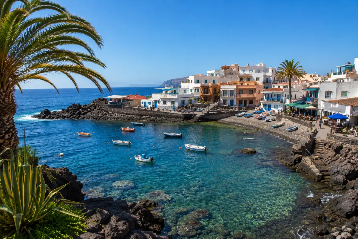 La Caleta fishing village near Costa Adeje