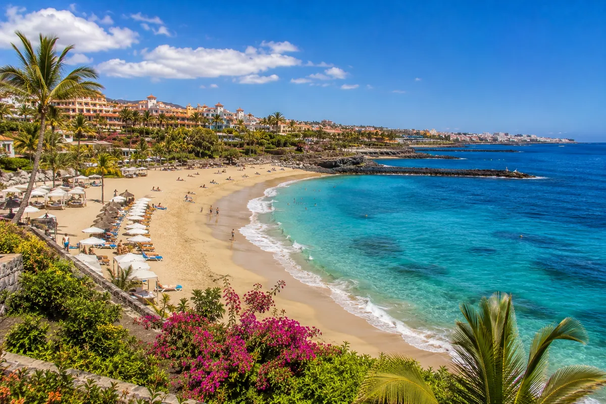 Playa del Duque, the elegant beach in Costa Adeje
