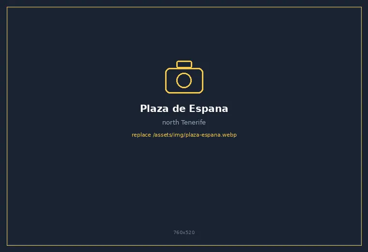 Plaza de Espana and the market in central Santa Cruz