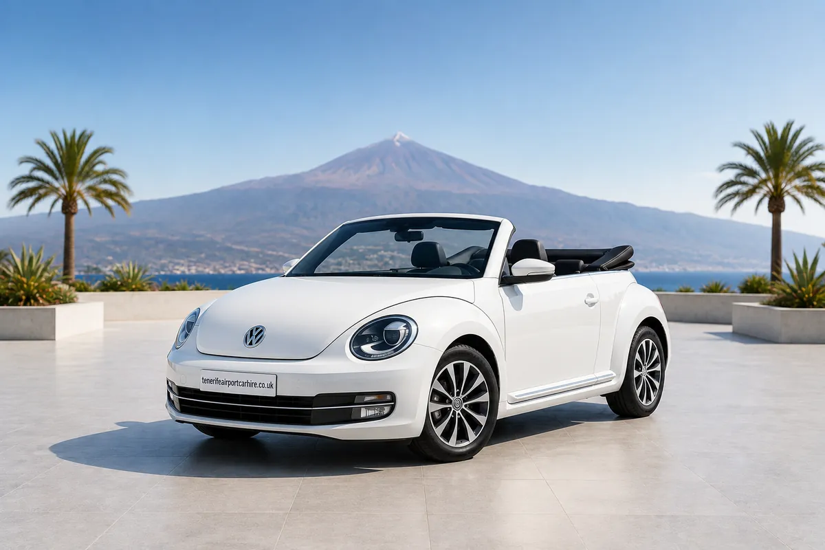 VW Beetle Cabrio car hire Tenerife